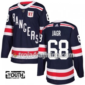 New York Rangers tröja Jaromir Jagr 68 Adidas 2017-2018 Marinblå 2018 Winter Classic Authentic - NHL Tröjor Barn
